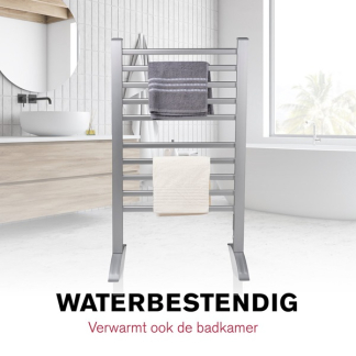 Dirt Devil Handdoekradiator | Dirt Devil | 150W (Aluminium, IP22, 10 stangen, Wand/staand) 871125204598 K170101511 - 7