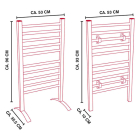 Dirt Devil Handdoekradiator | Dirt Devil | 150W (Aluminium, IP22, 10 stangen, Wand/staand) 871125204598 K170101511 - 9