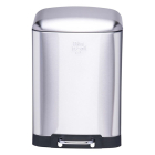 Dirt Devil Pedaalemmer | Dirt Devil | 12 liter (Gedempt deksel, RVS, Zilver) 871125249495 K170108268 - 5
