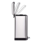 Dirt Devil Pedaalemmer | Dirt Devil | 12 liter (Gedempt deksel, RVS, Zilver) 871125249495 K170108268 - 2