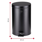 Dirt Devil Pedaalemmer | Dirt Devil | 12 liter (RVS, Zwart) 871125249493 K170108261 - 7