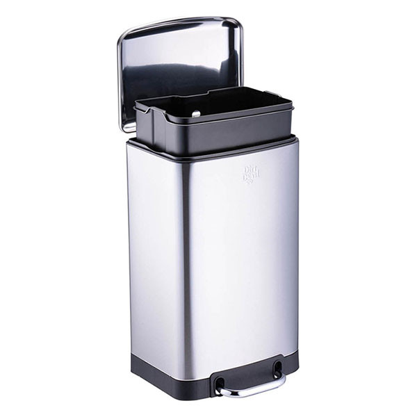 Dirt Devil Pedaalemmer | Dirt Devil | 20 liter (Gedempt deksel, RVS, Zilver) 871125249496 K170108269 - 2