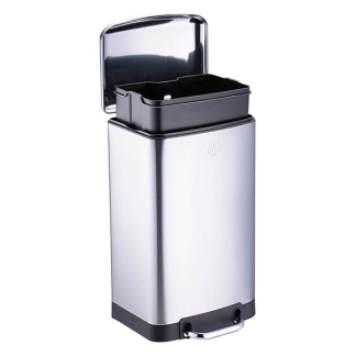 Dirt Devil Pedaalemmer | Dirt Devil | 20 liter (Gedempt deksel, RVS, Zilver) 871125249496 K170108269 - 2