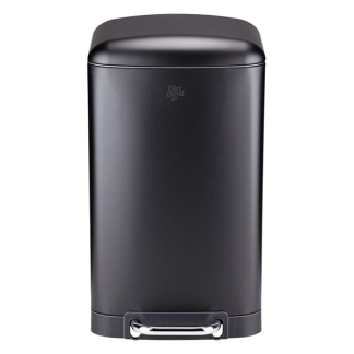 Dirt Devil Pedaalemmer | Dirt Devil | 20 liter (Gedempt deksel, RVS, Zwart) 871125249505 K170108265 - 4