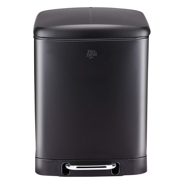 Dirt Devil Pedaalemmer | Dirt Devil | 24 liter (Duo, Gedempt deksel, RVS, Zwart) 871125249507 K170108262 - 4