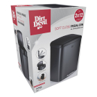 Dirt Devil Pedaalemmer | Dirt Devil | 24 liter (Duo, Gedempt deksel, RVS, Zwart) 871125249507 K170108262 - 6