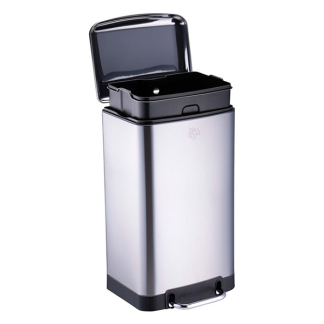 Dirt Devil Pedaalemmer | Dirt Devil | 30 liter (Gedempt deksel, RVS, Zilver) 871125249497 K170108270 - 4