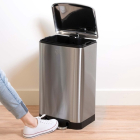 Dirt Devil Pedaalemmer | Dirt Devil | 30 liter (Gedempt deksel, RVS, Zilver) 871125249497 K170108270 - 5