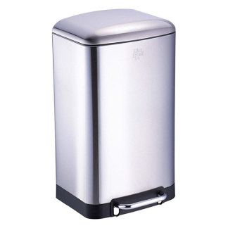 Dirt Devil Pedaalemmer | Dirt Devil | 30 liter (Gedempt deksel, RVS, Zilver) 871125249497 K170108270 - 1