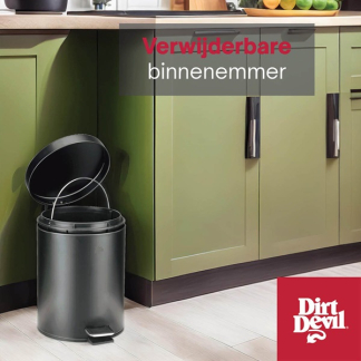 Dirt Devil Pedaalemmer | Dirt Devil | 5 liter (RVS, Zwart) 871125249492 K170108260 - 3