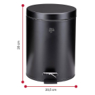 Dirt Devil Pedaalemmer | Dirt Devil | 5 liter (RVS, Zwart) 871125249492 K170108260 - 7