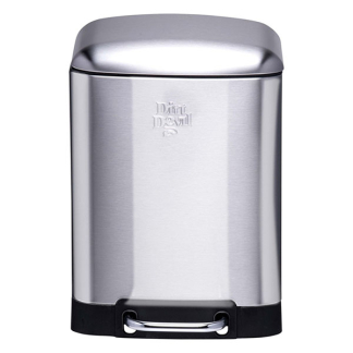 Dirt Devil Pedaalemmer | Dirt Devil | 6 liter (Gedempt deksel, RVS, Zilver) 871125249494 K170108267 - 4