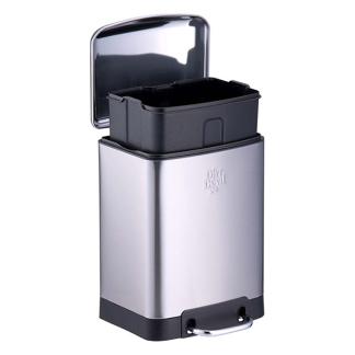 Dirt Devil Pedaalemmer | Dirt Devil | 6 liter (Gedempt deksel, RVS, Zilver) 871125249494 K170108267 - 2