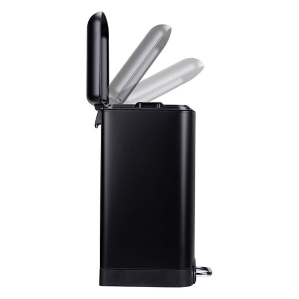Dirt Devil Pedaalemmer | Dirt Devil | 6 liter (Gedempt deksel, RVS, Zwart) 871125249503 K170108263 - 3