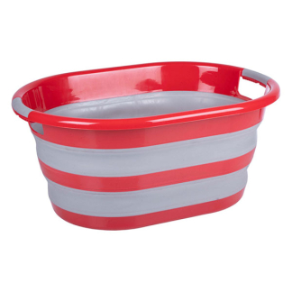 Dirt Devil Wasmand | Dirt Devil | 60 x 45 x 30 cm (Opvouwbaar, Rood/grijs) 871125249627 K170105190