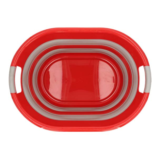 Dirt Devil Wasmand | Dirt Devil | 60 x 45 x 30 cm (Opvouwbaar, Rood/grijs) 871125249627 K170105190 - 3