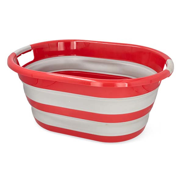 Dirt Devil Wasmand | Dirt Devil | 60 x 45 x 30 cm (Opvouwbaar, Rood/grijs) 871125249627 K170105190 - 1