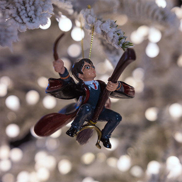 Disney Harry Potter kerst ornament | Harry Potter (Op bezem) HP24310 K151001310 - 4