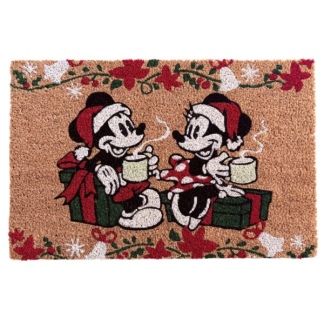 Disney Kerst deurmat | Disney | 60 x 40 cm (Mickey en Minnie Mouse) DN25321 K151001269