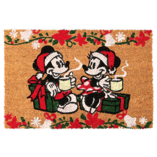 Disney Kerst deurmat | Disney | 60 x 40 cm (Mickey en Minnie Mouse) DN25321 K151001269 - 2