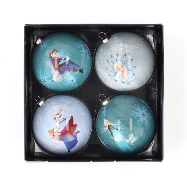 Disney Kerstballen set | Disney | 4 stuks (Schuim, Frozen) DN90460 K151001295 - 2