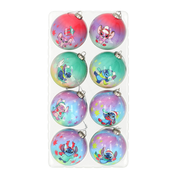 Disney Kerstballen set | Disney | 8 stuks (Schuim, Stitch en Angel) DN90835 K151001284 - 1