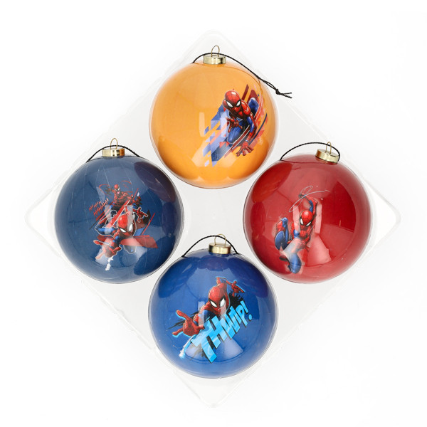 Disney Kerstballen set | Marvel | 4 stuks (Schuim, Spider-Man) DN90481 K151001301 - 1