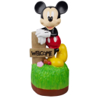 Mickey Mouse beeld | Disney | 40.4 cm (Met welkomstbord, Kunststof)