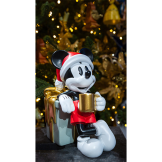 Disney Mickey Mouse kerstbeeld | Disney | 11 x 16 x 19 cm (Met cadeau en beker, Kunststof) DN25270 K151001264 - 3