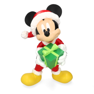 Disney Mickey Mouse kerstbeeld | Disney | 48.5 cm (Met kerstoutfit en cadeau, Kunststof) DN86073 K151001266