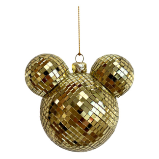 Disney Mickey Mouse oren kerst ornament | Disney (Discobal, Goud) DN90485 K151001347 - 1