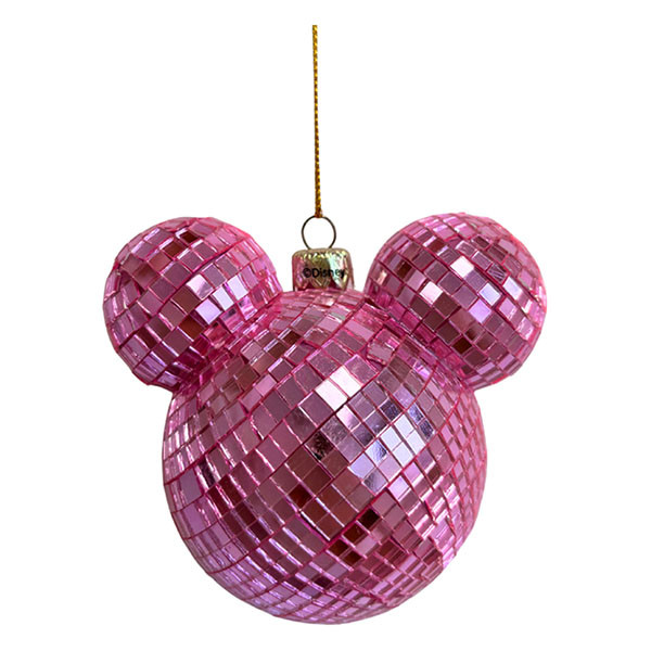 Disney Mickey Mouse oren kerst ornament | Disney (Discobal, Roze) DN25279 K151001342 - 1