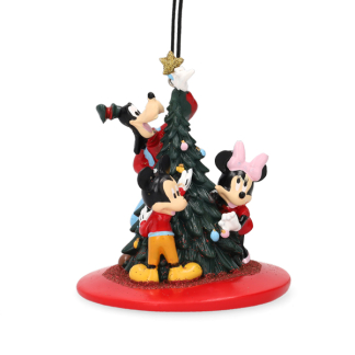 Disney Mickey en vrienden kerst ornament | Disney (Met Mickey, Minnie en Goofy) DN37064 K151001263