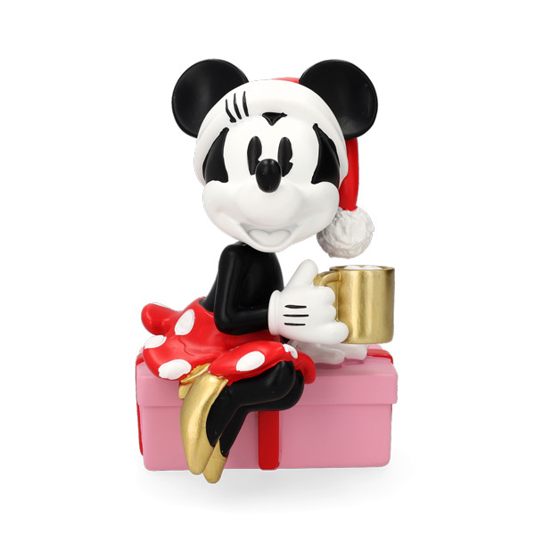Disney Minnie Mouse kerstbeeld | Disney | 13 x 12.5 x 19.5 cm (Met cadeau en beker, Kunststof) DN25271 K151001265 - 1