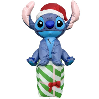 Disney Opblaasbare Stitch | Disney | 120 cm (Binnen/Buiten) DN25122 K151001289
