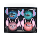 Disney Stitch en Angel kerstballen set | Disney | 4 stuks DN90436 K151001283 - 2