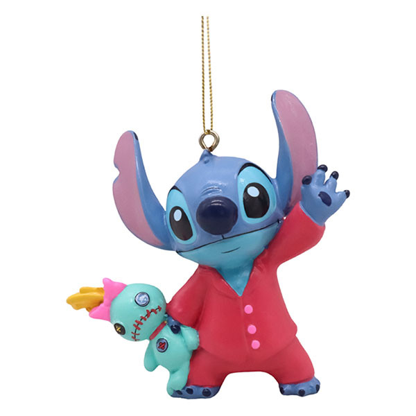 Disney Stitch kerst ornament | Disney (Met scrump en in pyjama) DN26205 K151001383 - 1