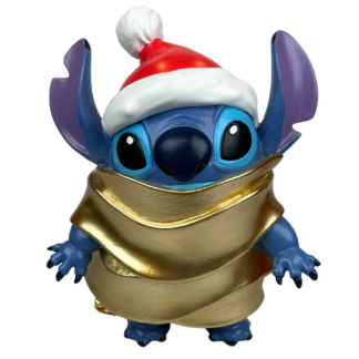 Disney Stitch kerstbeeld | Disney | 20.5 cm (Met kerstmuts en goud, Kunststof) DN25211 K151001285