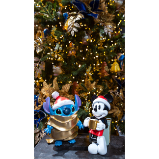 Disney Stitch kerstbeeld | Disney | 20.5 cm (Met kerstmuts en goud, Kunststof) DN25211 K151001285 - 3