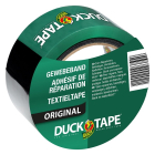 Duct tape | Duck | 25 meter (Textieltape, Waterdicht, Zwart, 50 mm)