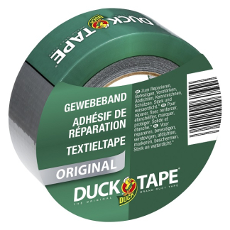 Duck Duct tape | Duck | 50 meter (Textieltape, Waterdicht, Grijs, 50 mm) 20.501.00 K010830262 - 1