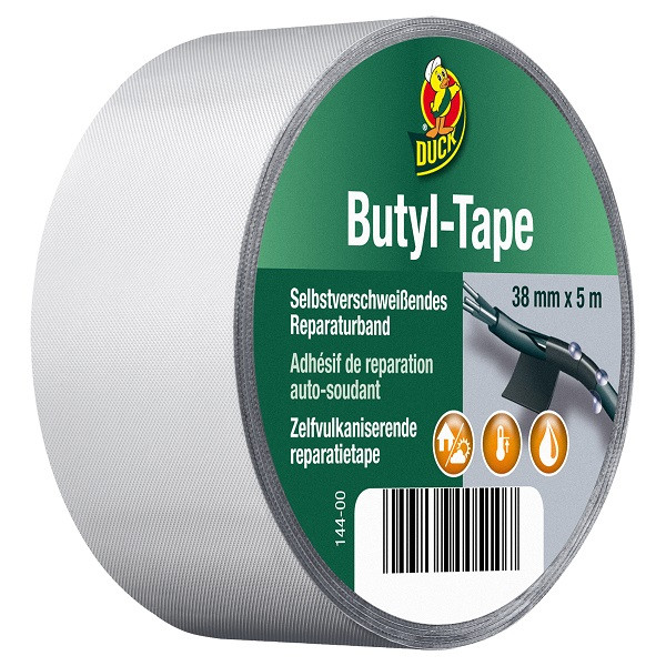 Duck Isolatietape | Duck | 5 meter (Butyl tape, Zelfvulkaniserend, Binnen/Buiten, 38 mm) 20.501.14 K010830268 - 1