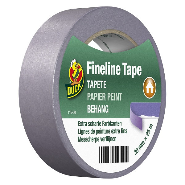 Duck Schilderstape | Duck | 25 meter (Fineline tape, Washi, Behang, Grijs, 30 mm) 20.501.50 K010830260 - 1