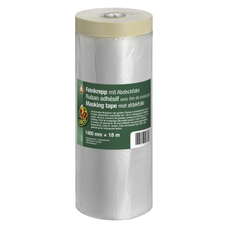 Duck Schilderstape met folie | Duck | 18 meter (Afdektape, Binnen, 140 cm) 20.501.35 K010830256 - 1