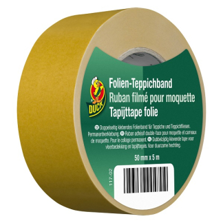 Duck Tapijttape | Duck | 5 meter (Dubbelzijdig, Folie, 50 mm) 20.501.66 K010830244 - 