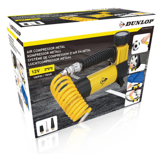 Dunlop Compressor | Dunlop (12V, Max. 7 bar, 3 naalden, Spiraalslang) 871125206381 K101303001 - 8
