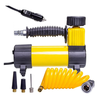Dunlop Compressor | Dunlop (12V, Max. 7 bar, 3 naalden, Spiraalslang) 871125206381 K101303001 - 7