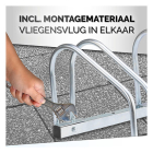 Dunlop Fietsenrek | Dunlop | 100 x 28 x 28 cm (4 fietsen, Staand/Muur) 871125207698 K170404697 - 6