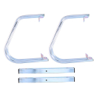 Dunlop Fietsenrek | Dunlop | 40.5 x 28 x 28 cm (2 fietsen, Staand/Muur) 871125207696 K170404696 - 2