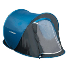 Pop-up tent | Dunlop | 2 personen (220 x 120 x 90 cm, UV beschermd)